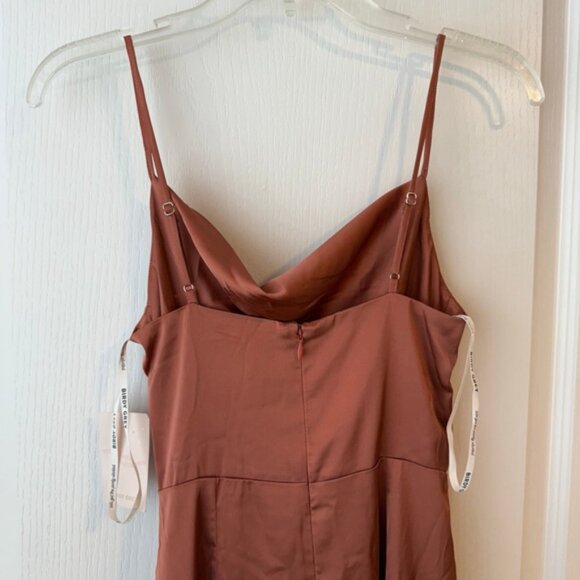 Women's Birdy Grey Lydia Matte Terracotta Maxi Dress XS NWT - Picture 3 of 16